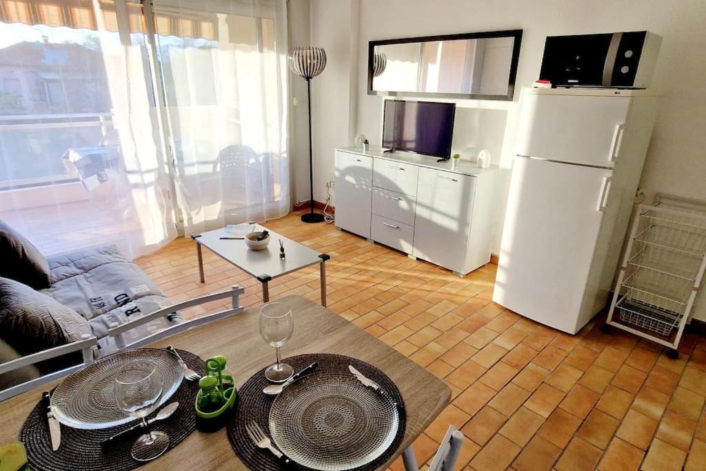 Studio Antibes Avec Piscine Zewnętrze zdjęcie